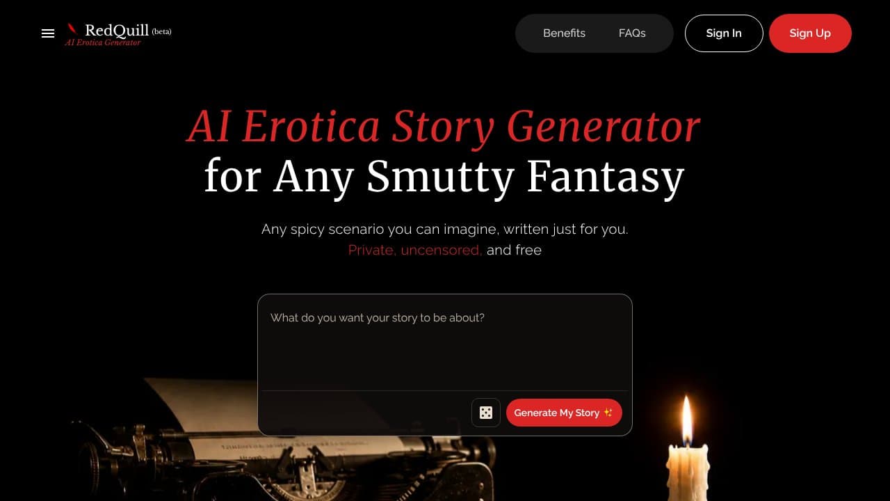 RedQuill Review RedQuill - AI platform screenshot and preview
